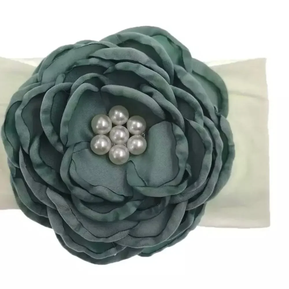 Dusty color vintage look girls baby headbands